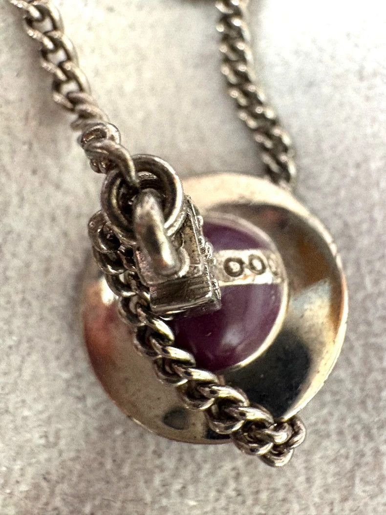 Vivienne Westwood Vivienne Westwood Vintage Purple Saturn Orb Necklace Size ONE SIZE - 9 Thumbnail