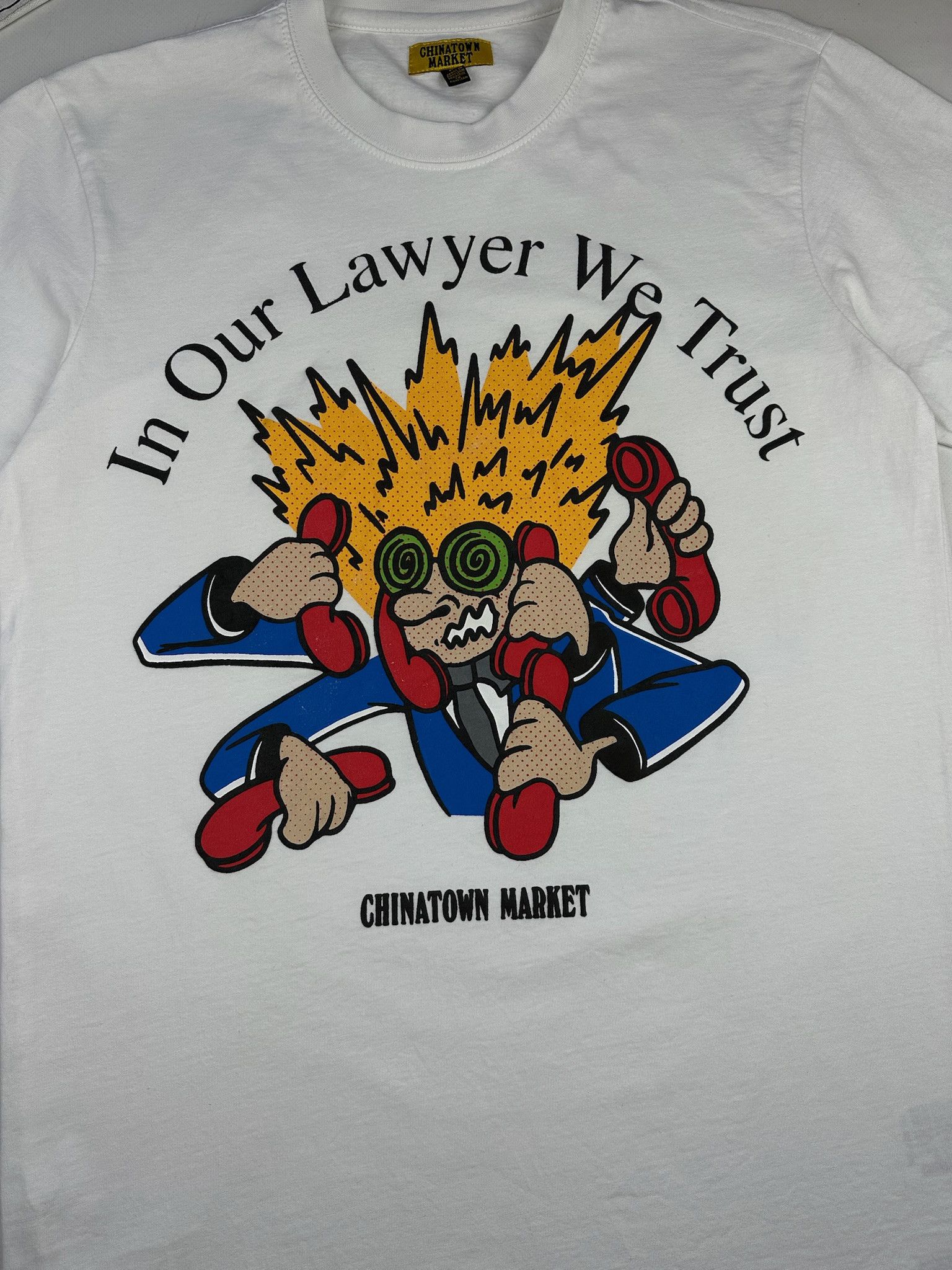 Market Chinatown Market T shirt acid lawyer print Size US M / EU 48-50 / 2 - 2 Thumbnail
