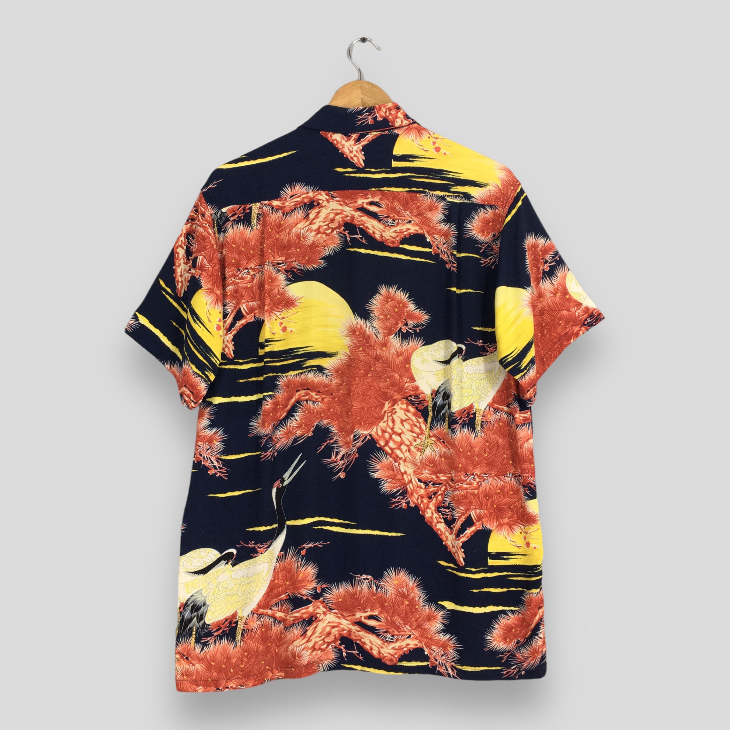 Sun Surf Hawaiian Japanese Sun Surf Toyo Phoenix Bird Rayon Shirt Size US M / EU 48-50 / 2 - 7 Thumbnail