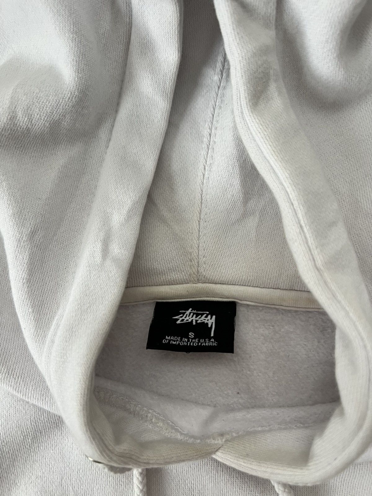 Stussy × Vintage 90's STUSSY HAWAII Y2K SMALL LOGO HOODIE RARE RETRO Size US S / EU 44-46 / 1 - 7 Thumbnail