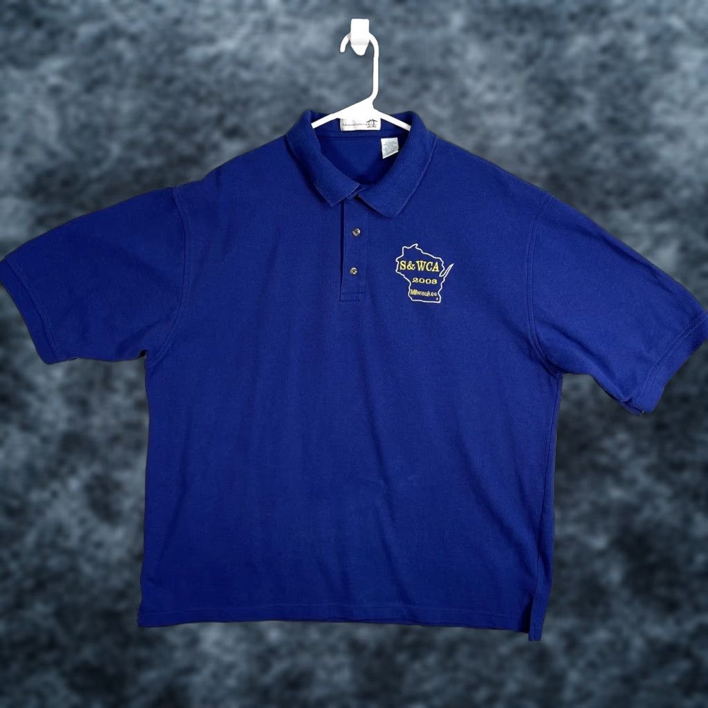 Vintage Vintage Y2K Smith & Wesson Collectors Association Polo Shirt Adult XL Blue Mens Size US XL / EU 56 / 4 - 1 Thumbnail