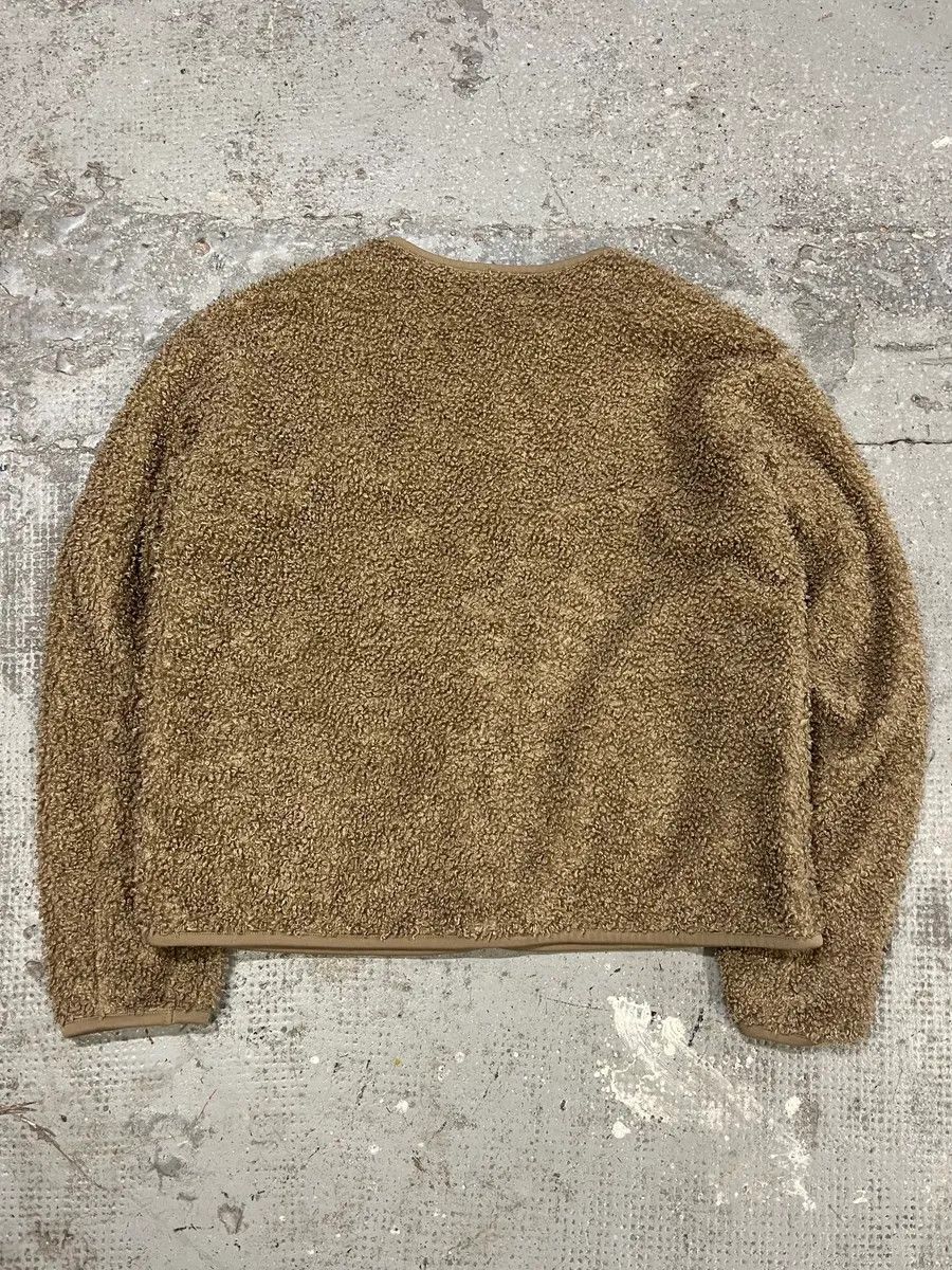 Marithe + Francois Girbaud × Vintage Marithé + François Girbaud Camel Fleece Cardigan Size S / US 4 / IT 40 - 2 Thumbnail