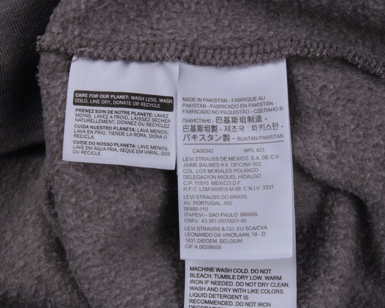 Levi's × Vintage LEVIS Big Logo Printed vintage cotton polyester sweatshirt Size US L / EU 52-54 / 3 - 12 Thumbnail