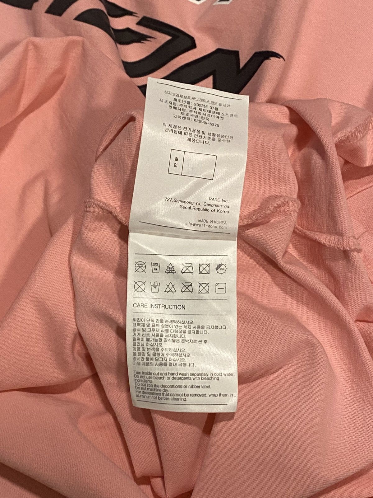 Designer × WE11DONE WE11DONE PINK SPEED LOGO SHIRT Size US L / EU 52-54 / 3 - 7 Thumbnail
