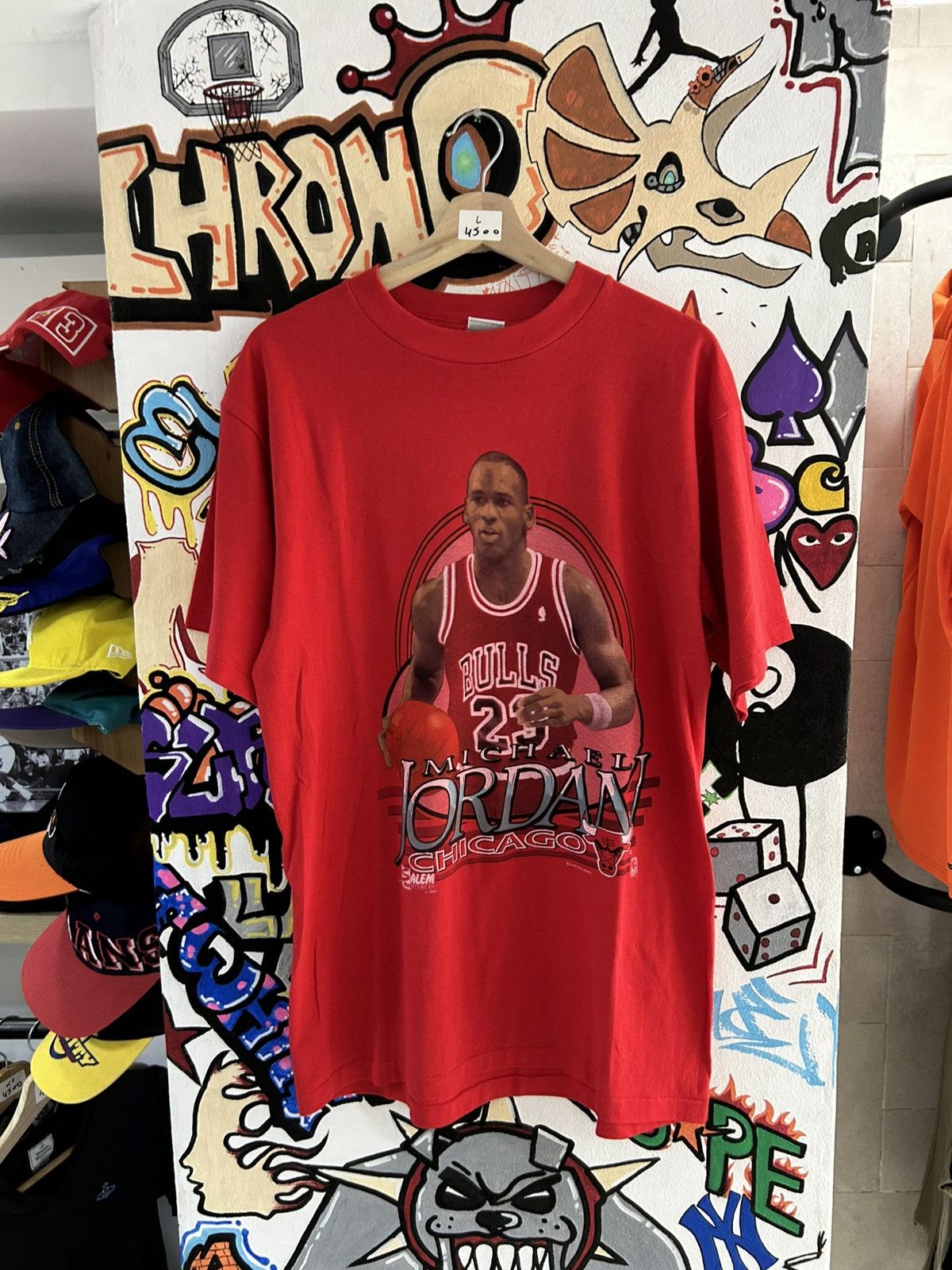 Vintage 1990 Jordan Salem Tee Size US L / EU 52-54 / 3 - 1 Thumbnail