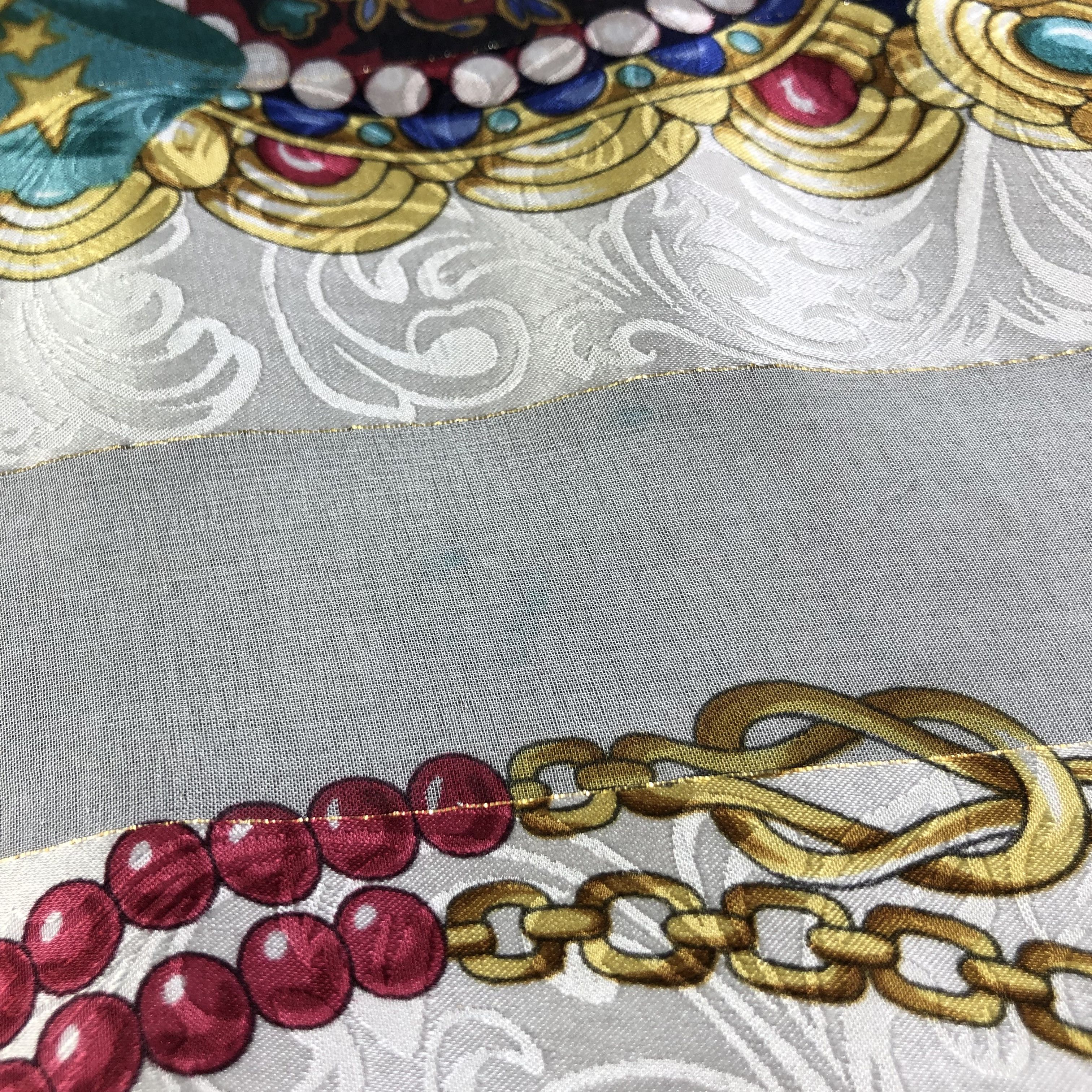 Vintage Polo Mallet Luxury Silk Scarf M660 Size ONE SIZE - 6 Thumbnail