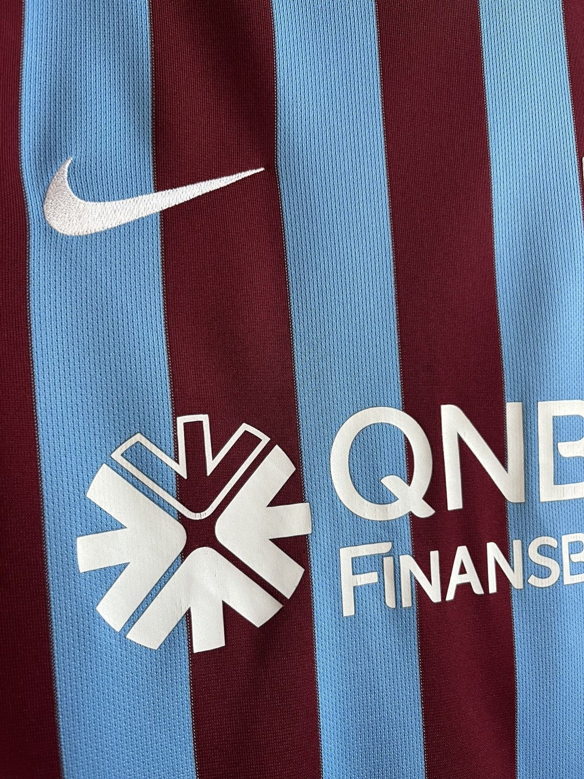 Nike × Vintage Trabzonspor Football Home Shirt 2016-17 Nike Burgundy Blue Size US S / EU 44-46 / 1 - 4 Thumbnail