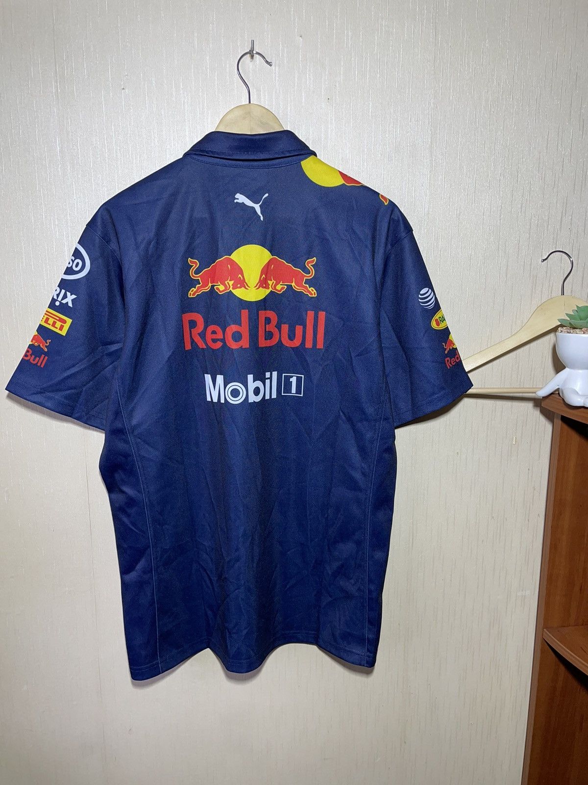 Vintage Puma Red Bull racing streetwear polo shirt Size US XL / EU 56 / 4 - 3 Thumbnail