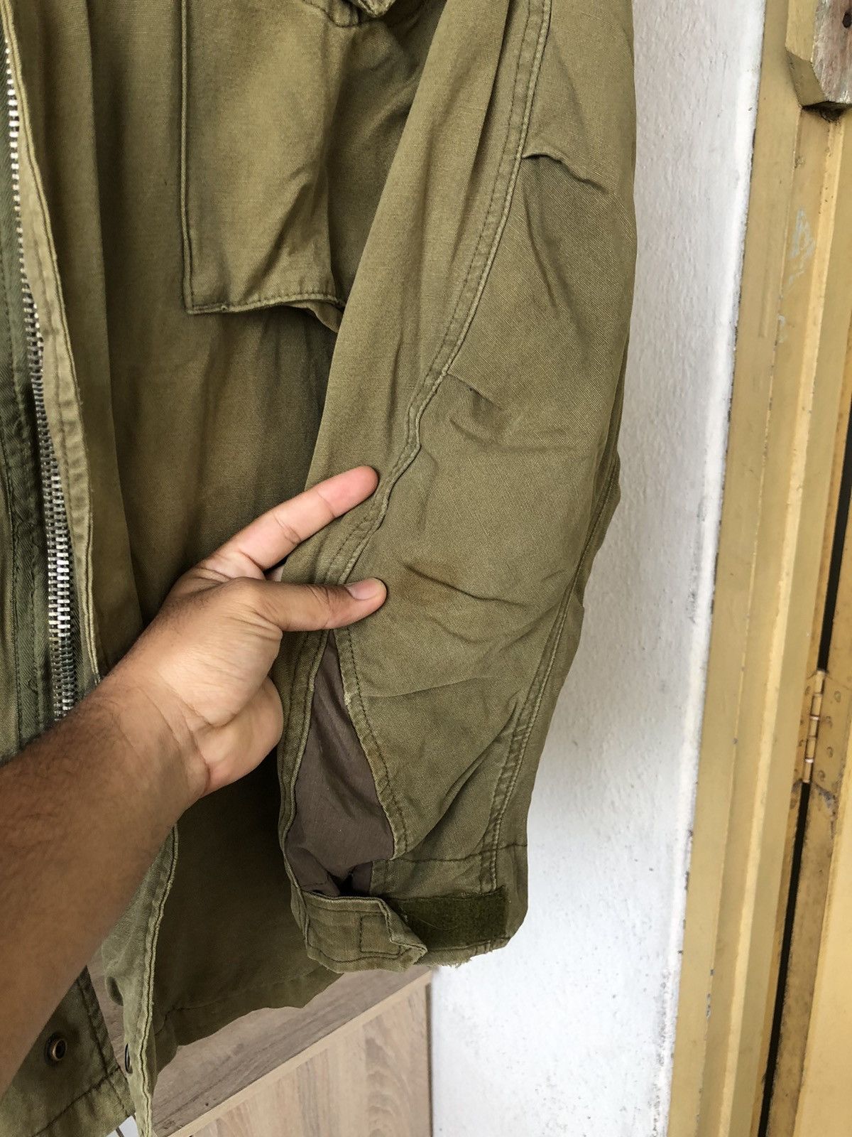 Abercrombie & Fitch Vintage Abercrombie and Fitch Distressed Military M65 Jacket Size US L / EU 52-54 / 3 - 12 Thumbnail