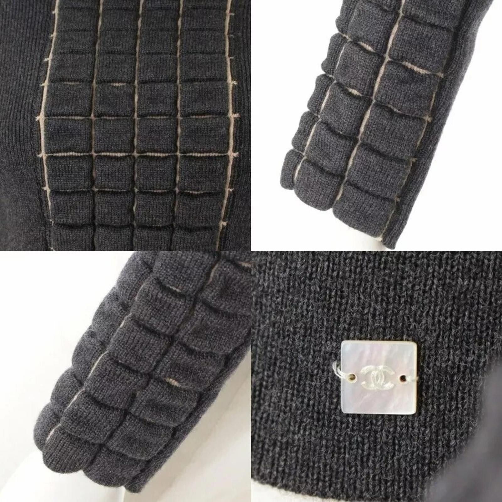 Chanel Chanel Womens Wool Sweater Knit Size FR40 M Medium LOGO CC Size M / US 6-8 / IT 42-44 - 4 Thumbnail