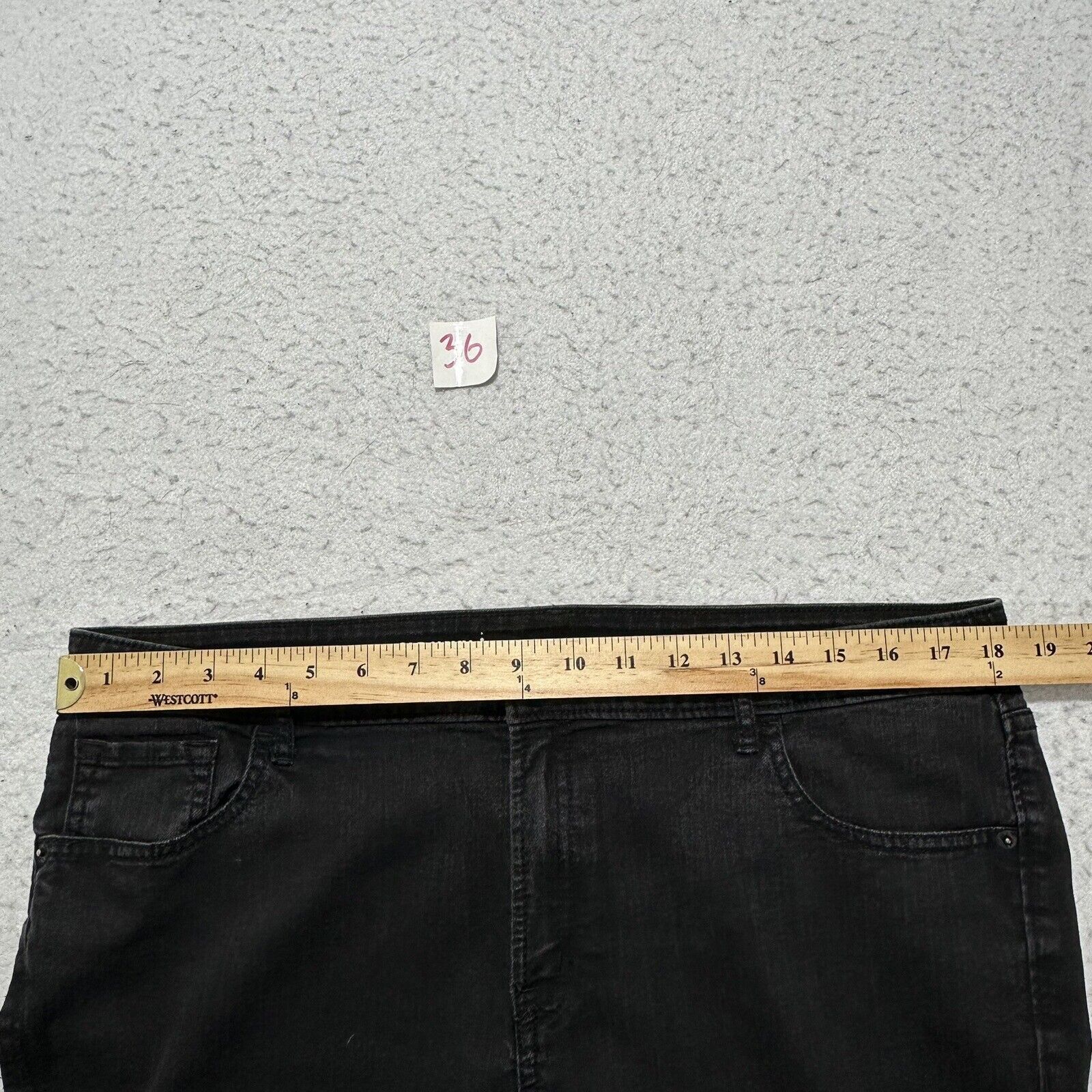 Old Navy Old Navy 16 Regular Super Skinny Mid Rise Black Jeans Size 38" / US 16 / IT 52 - 9 Thumbnail
