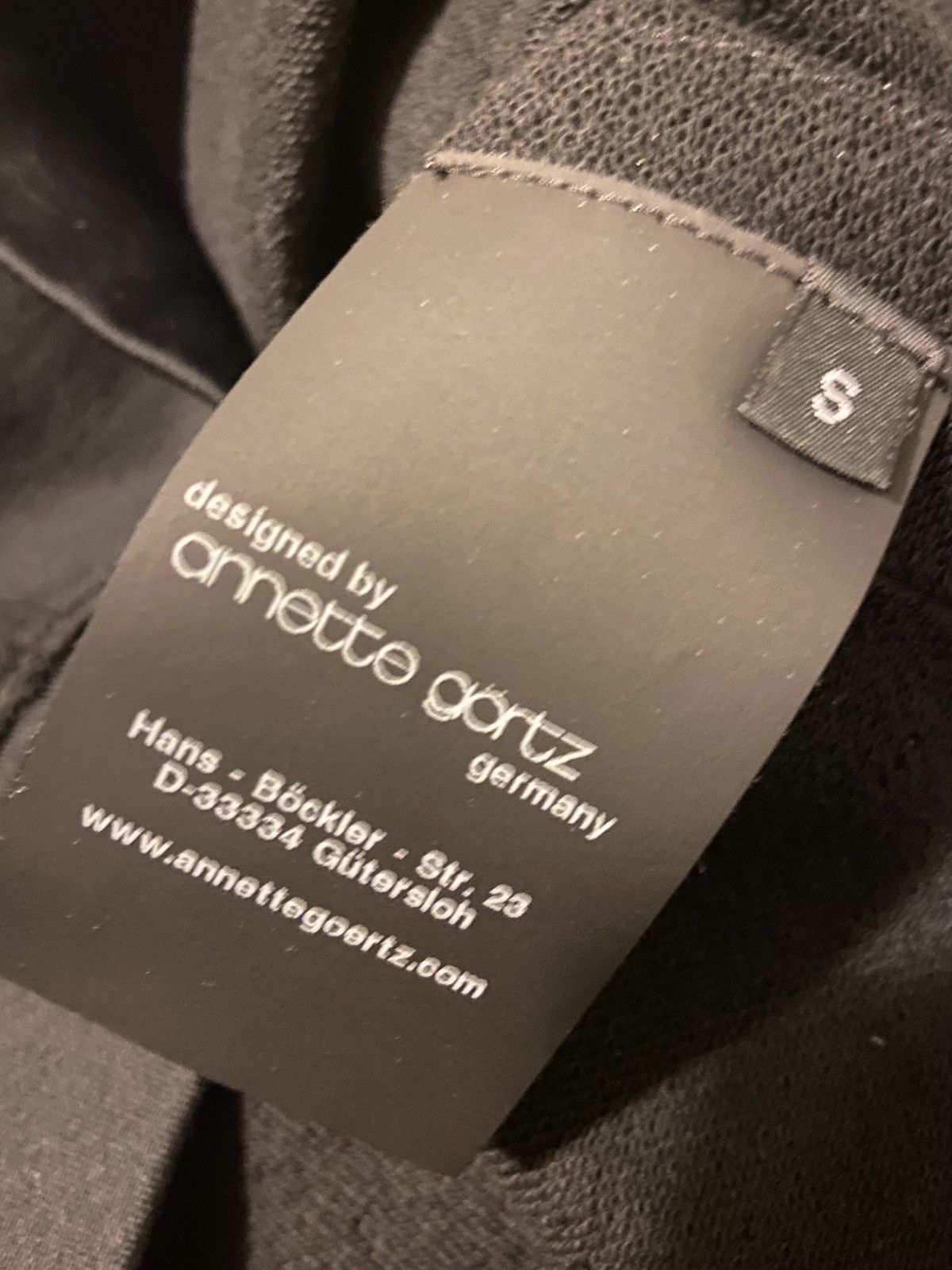 Annette Gortz Black Oversized Sweatshirt Size S / US 4 / IT 40 - 4 Thumbnail