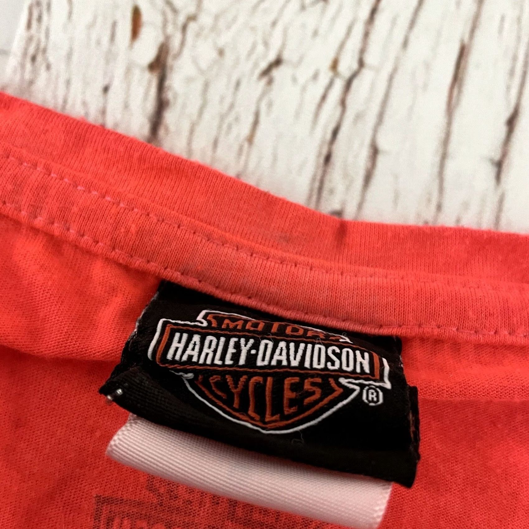 Harley Davidson Harley-Davidson T-Shirt Women's M Orange Pink 2016 Sturgis Deadwood Short Sleeve Cotton Solid Brand: Harley-Davidson Shirt Women XS-XL? Size M / US 6-8 / IT 42-44 - 2 Thumbnail