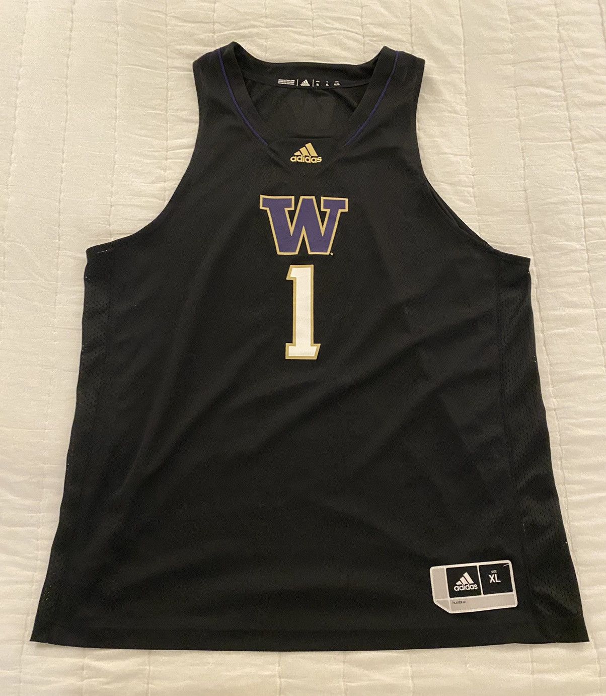 NCAA Adidas U of Washington Basketball Swingman Jersey XL Size US XL / EU 56 / 4 - 3 Thumbnail