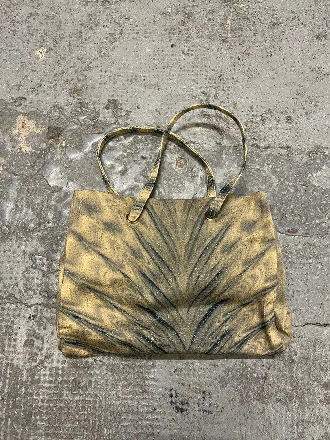 FW2000 Roberto Cavalli Beige & Navy Bag