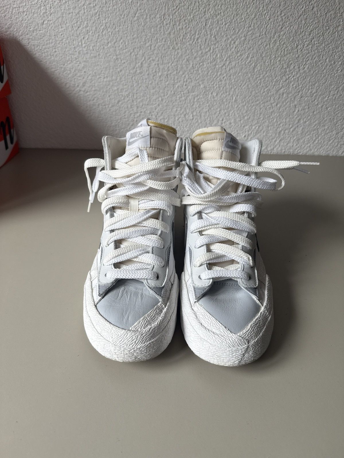 Nike × Sacai Nike Blazer Mid Sacai White Size US 8.5 / EU 41-42 - 4 Thumbnail