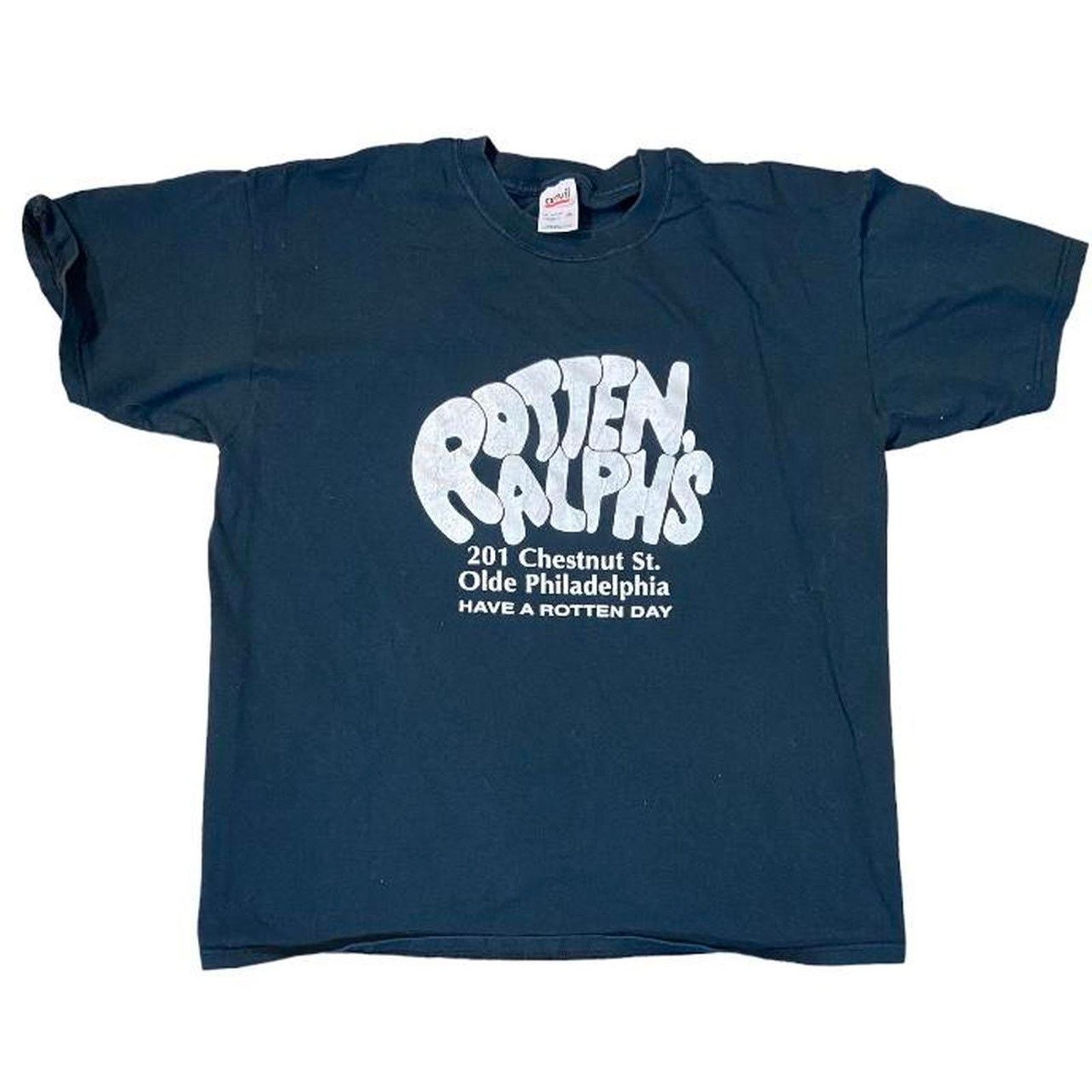 Hanes 90s black anvil tee shirt Size US XL / EU 56 / 4 - 1 Thumbnail