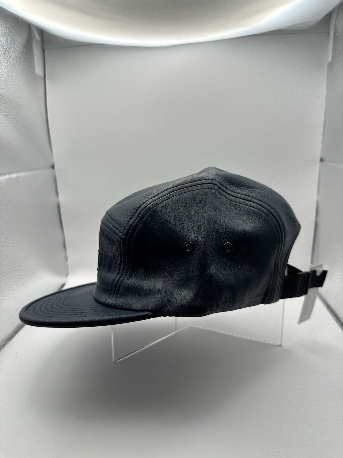 Supreme Supreme Leather Camp Cap Size ONE SIZE - 2 Thumbnail