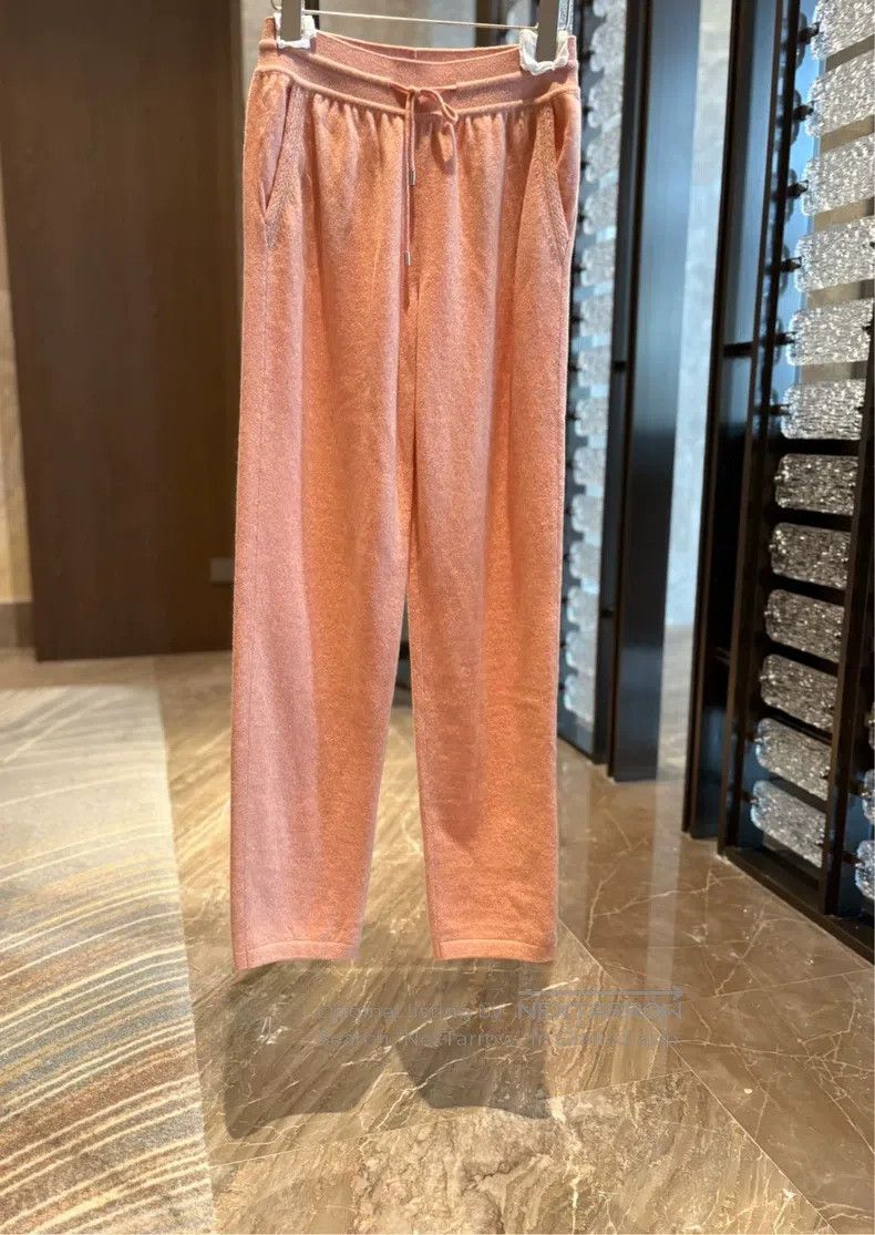 Loro Piana Loro Piana Cashmere Pants, Light Pink Size 26" / US 2 / IT 38 - 1 Thumbnail