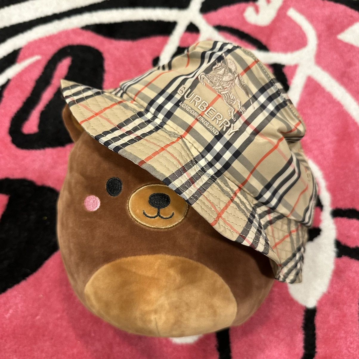 Burberry × Supreme Supreme Burberry bucket hat Sz M/L Size ONE SIZE - 2 Thumbnail