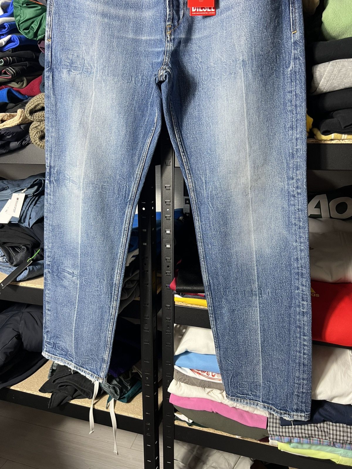 Diesel 🔥 Diesel Italian Distressed Straight Jeans Size 34 Italy 🧵 Size US 34 / EU 50 - 9 Thumbnail