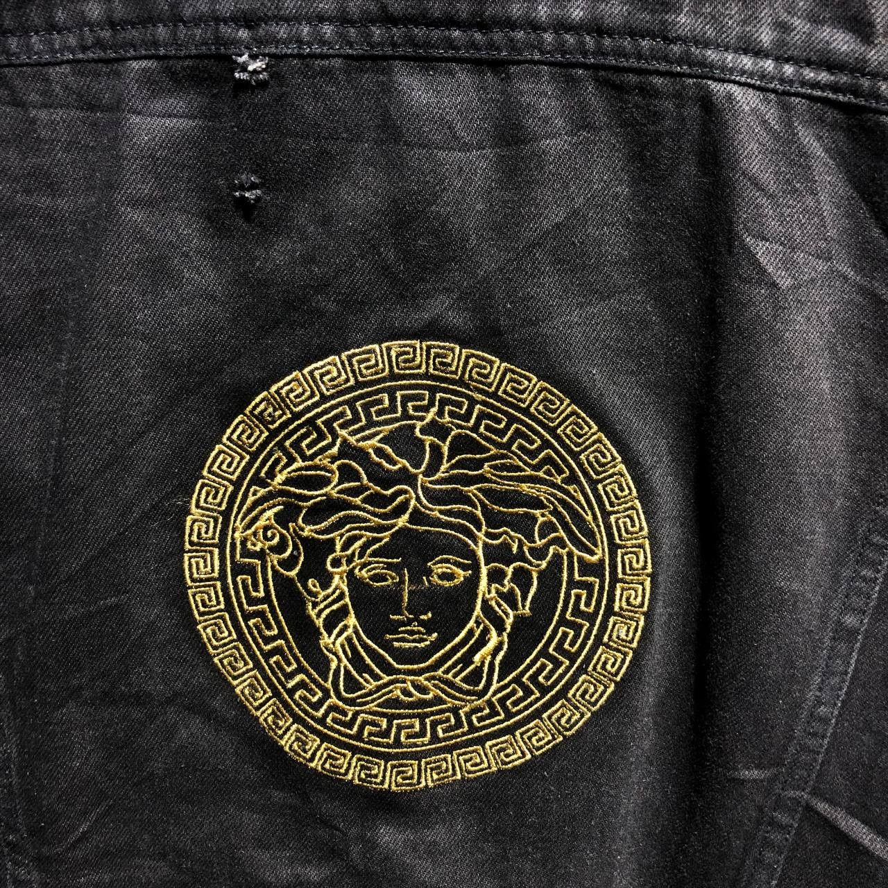 Versace Versace Embroidered Logo Denim jacket Size US S / EU 44-46 / 1 - 6 Thumbnail
