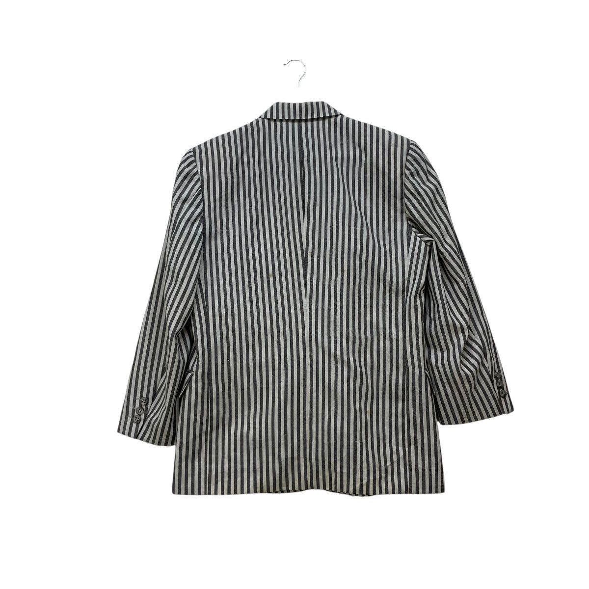 Ermenegildo Zegna 💥Vintage Ermenegildo Zegna Stripes Jacket Size US M / EU 48-50 / 2 - 2 Thumbnail