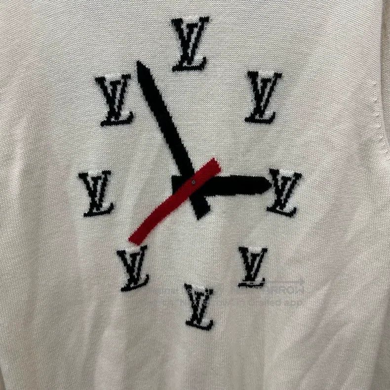 Louis Vuitton Louis Vuitton Clock logo sweater Size US XXL / EU 58 / 5 - 3 Thumbnail