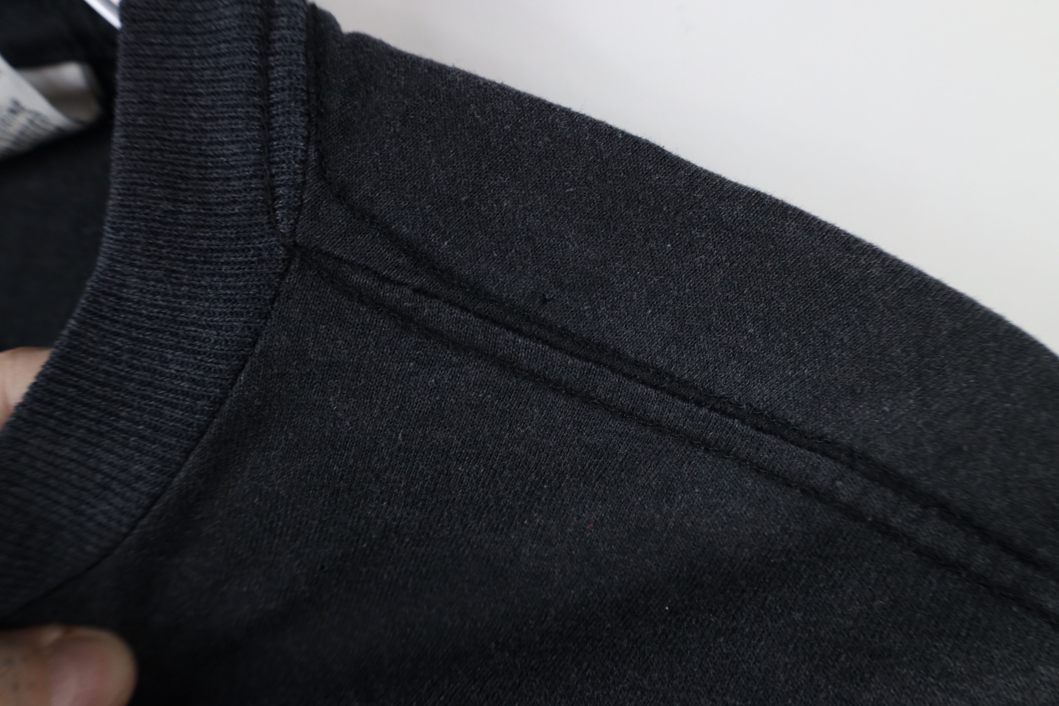 Vintage Vintage 90s Streetwear Blank Pocket T-Shirt Black Cotton USA Size M / US 6-8 / IT 42-44 - 4 Thumbnail