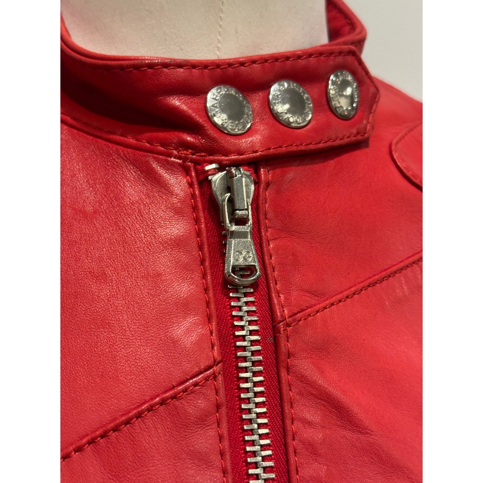 Dolce & Gabbana S/S2001 Dolce & Gabbana runway biker leather jacket Size M / US 6-8 / IT 42-44 - 7 Thumbnail