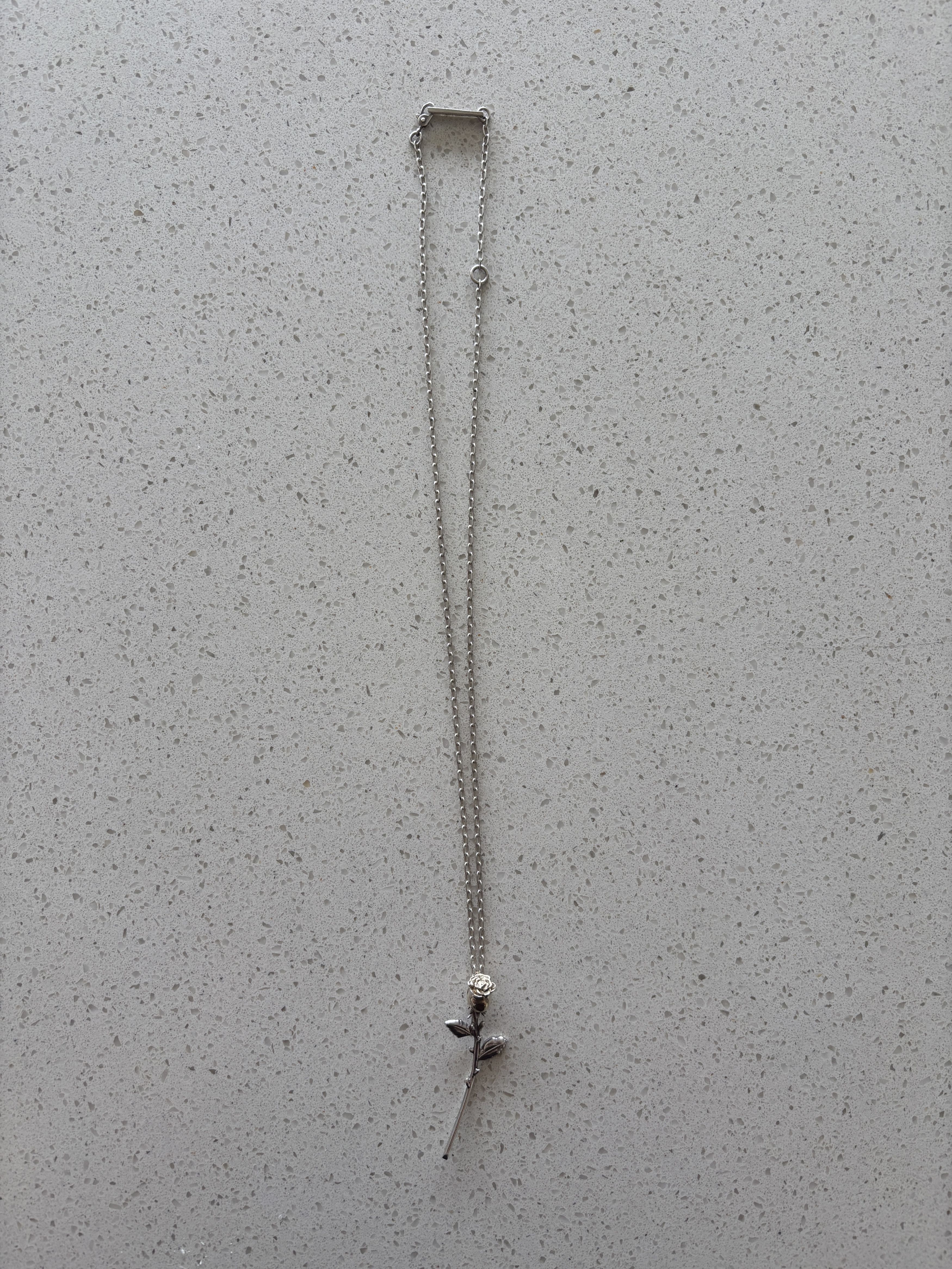 Ambush Design Silver Rose Necklace Size ONE SIZE - 3 Thumbnail
