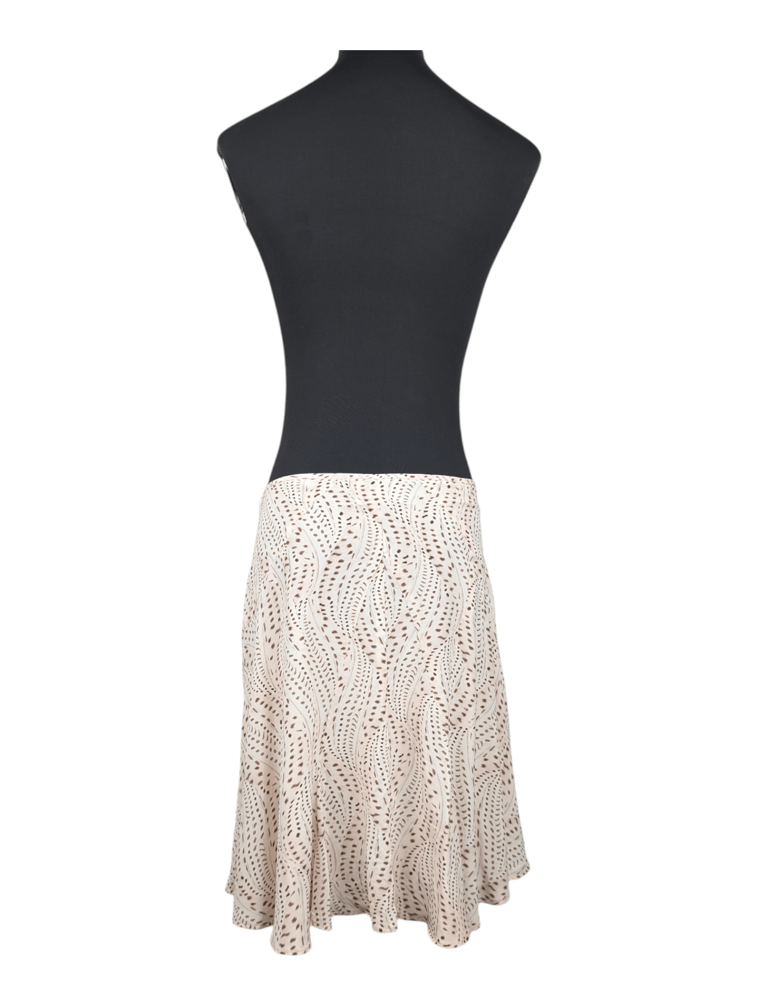 Isabel Marant Isabel Marant Beige Printed Silk Skirt With Ruffles Size 25" / US 0 / IT 36 - 2 Thumbnail
