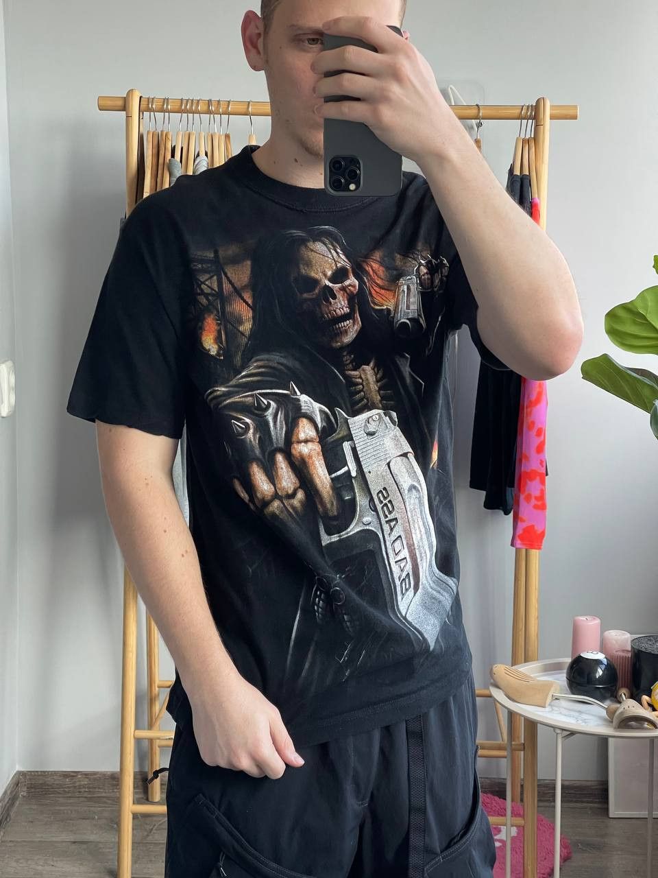 Band Tees × Rap Tees × Vintage Men’s Vintage 00s T-Shirt Spiral Ban Ass Hype Biker Tee💀 Size US M / EU 48-50 / 2 - 1 Thumbnail