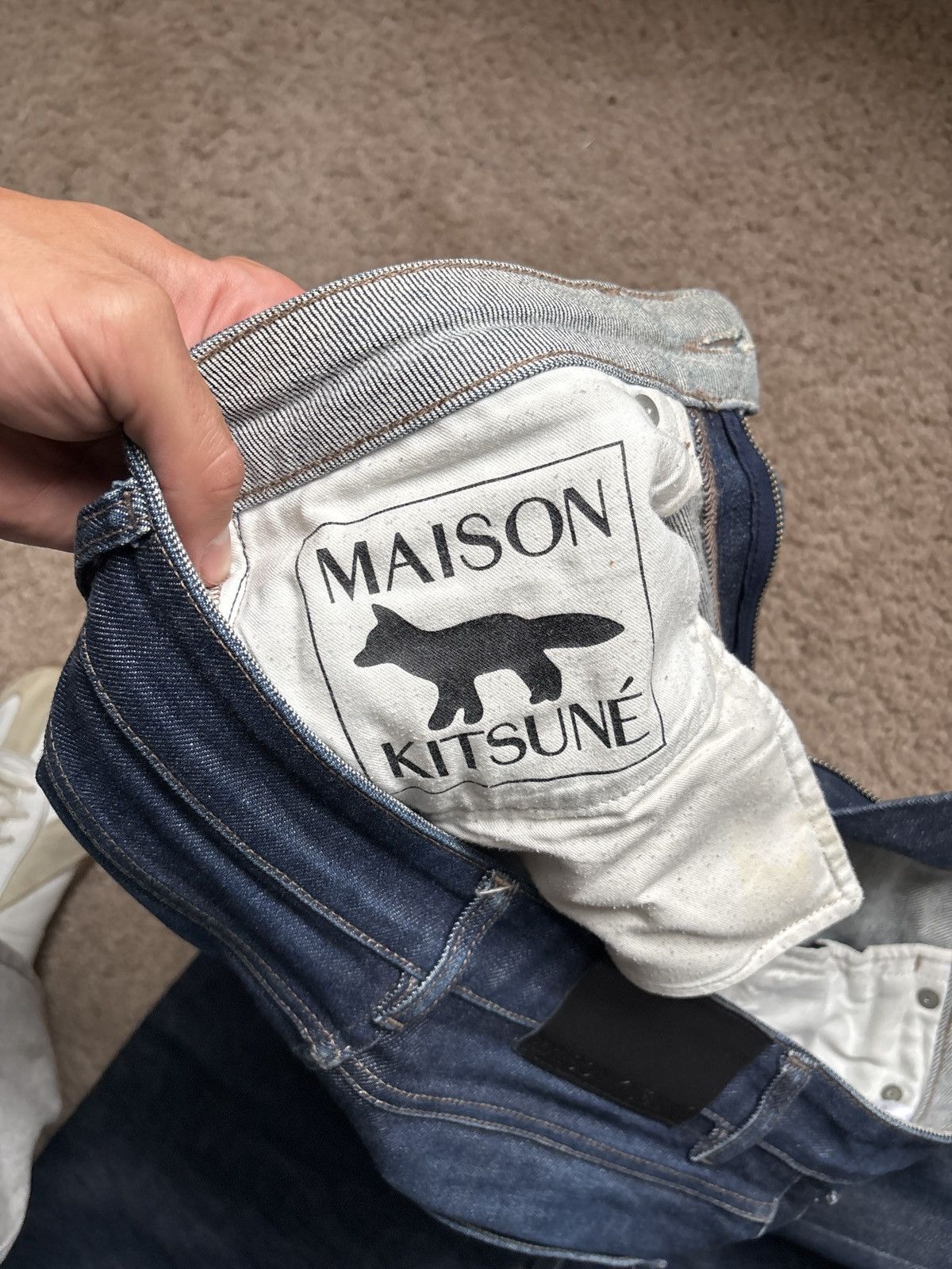 Maison Kitsune Maison Kitsune Raw selvedge denim Size US 31 - 4 Thumbnail