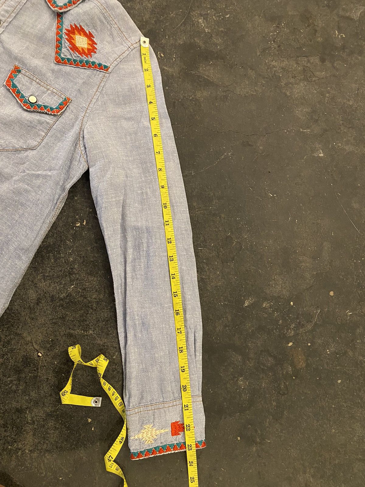 Beauty Beast × Japanese Brand × Other Nassau County chambray jeans button shirt Size US M / EU 48-50 / 2 - 12 Thumbnail