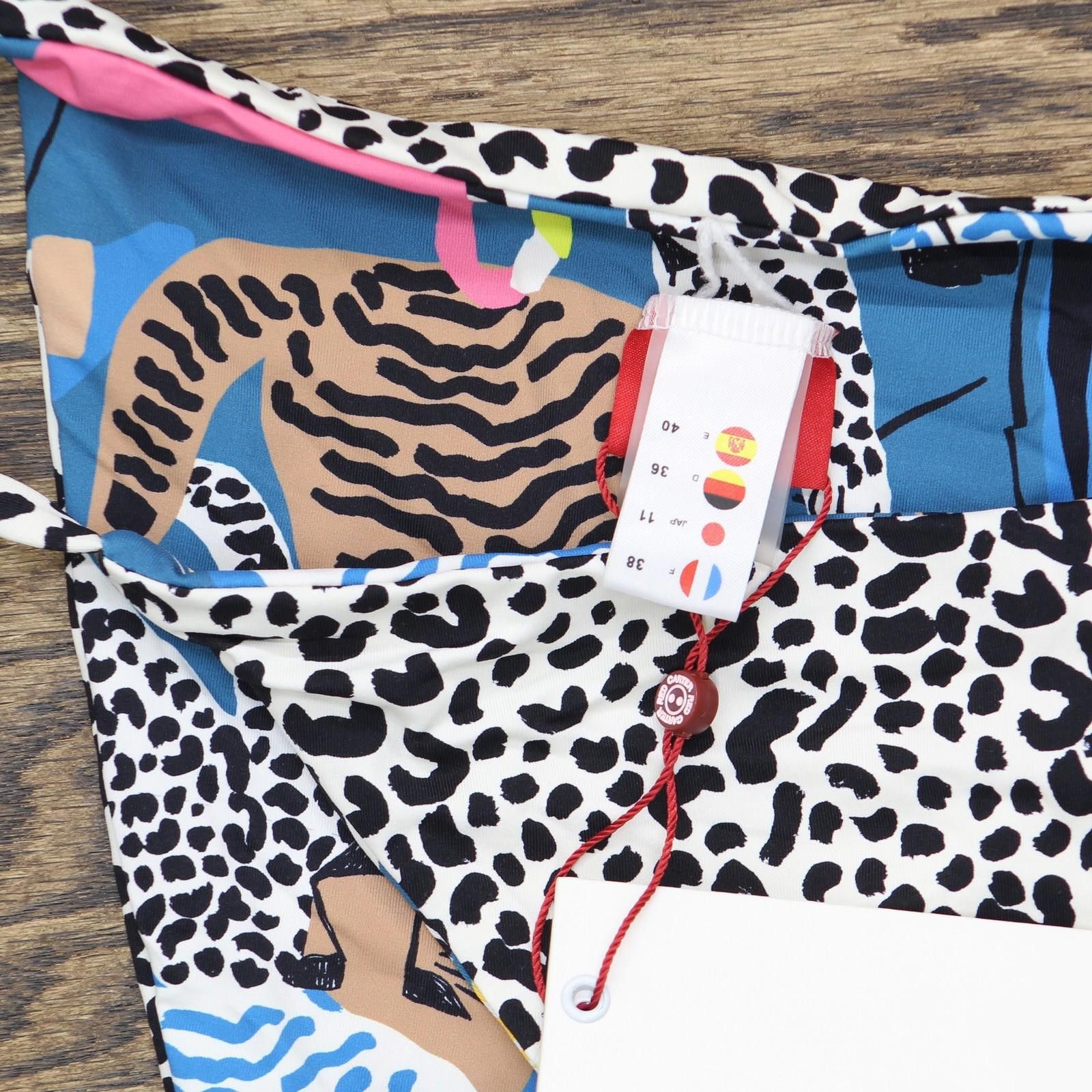 Red Carter Red Carter Reversible Bikini Bottom Indigo Dye Multi Blue S Size ONE SIZE - 6 Thumbnail