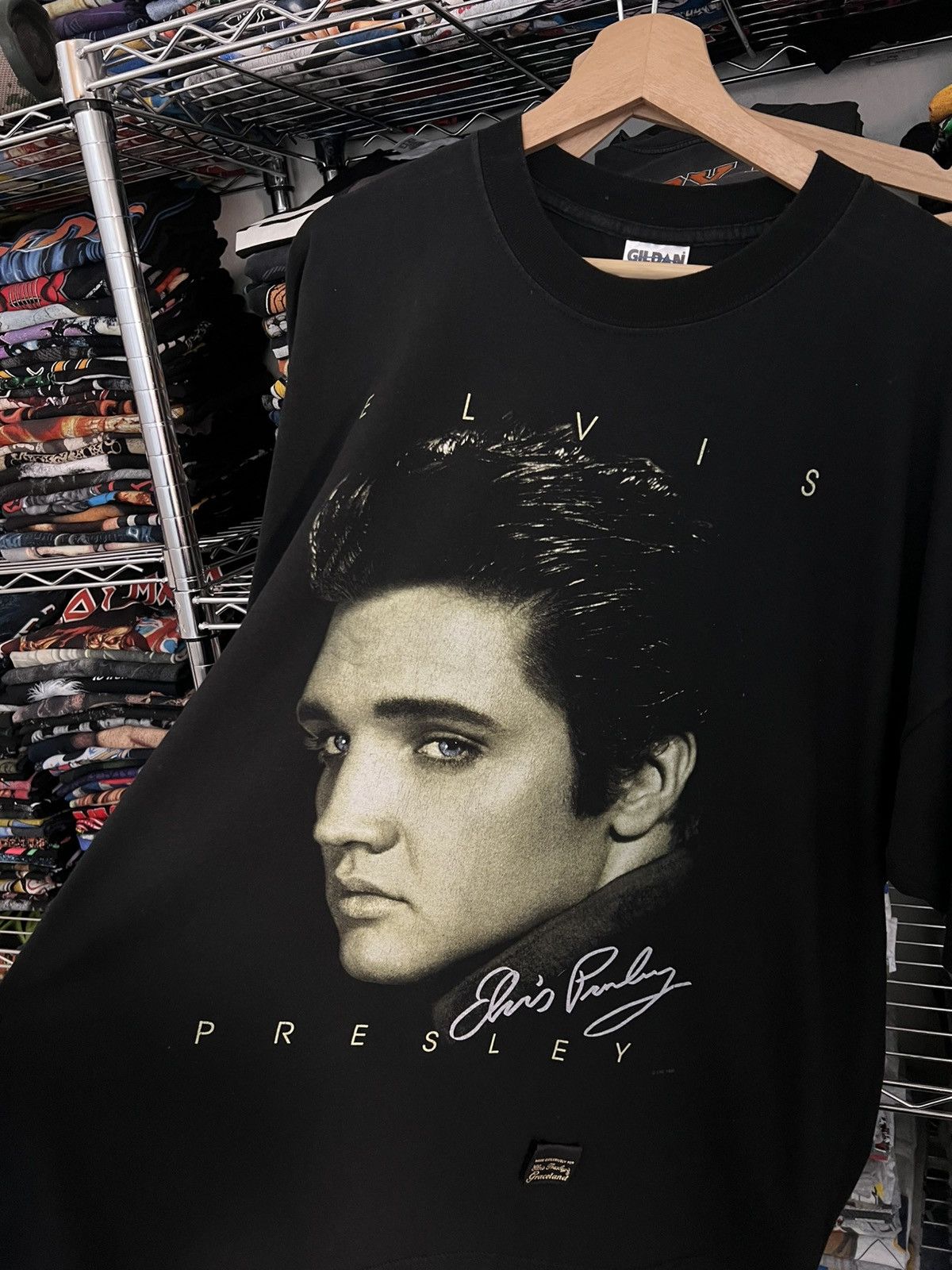 Band Tees 1998 Elvis Presley Big Face Graceland Tee Size US XXL / EU 58 / 5 - 3 Thumbnail