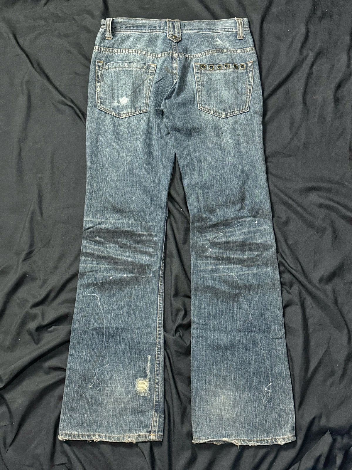 Hysteric Glamour × Japanese Brand × Tornado Mart Flared Jeans Root Three Style ifsix lgb style Size US 29 - 2 Thumbnail