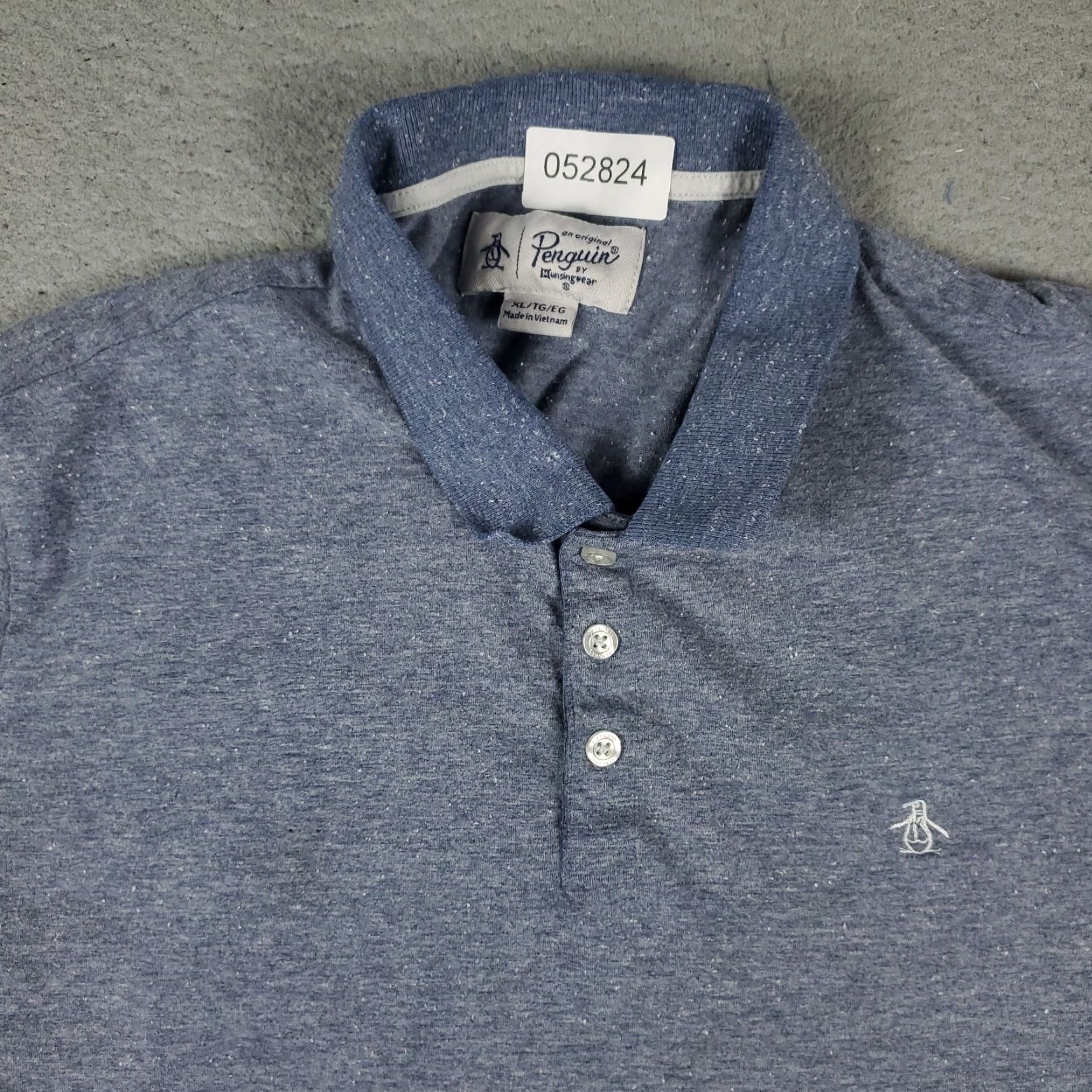 Original Penguin Original Penguin Polo Mens XL Blue Classic Preppy Sports Logo Size US XL / EU 56 / 4 - 2 Thumbnail