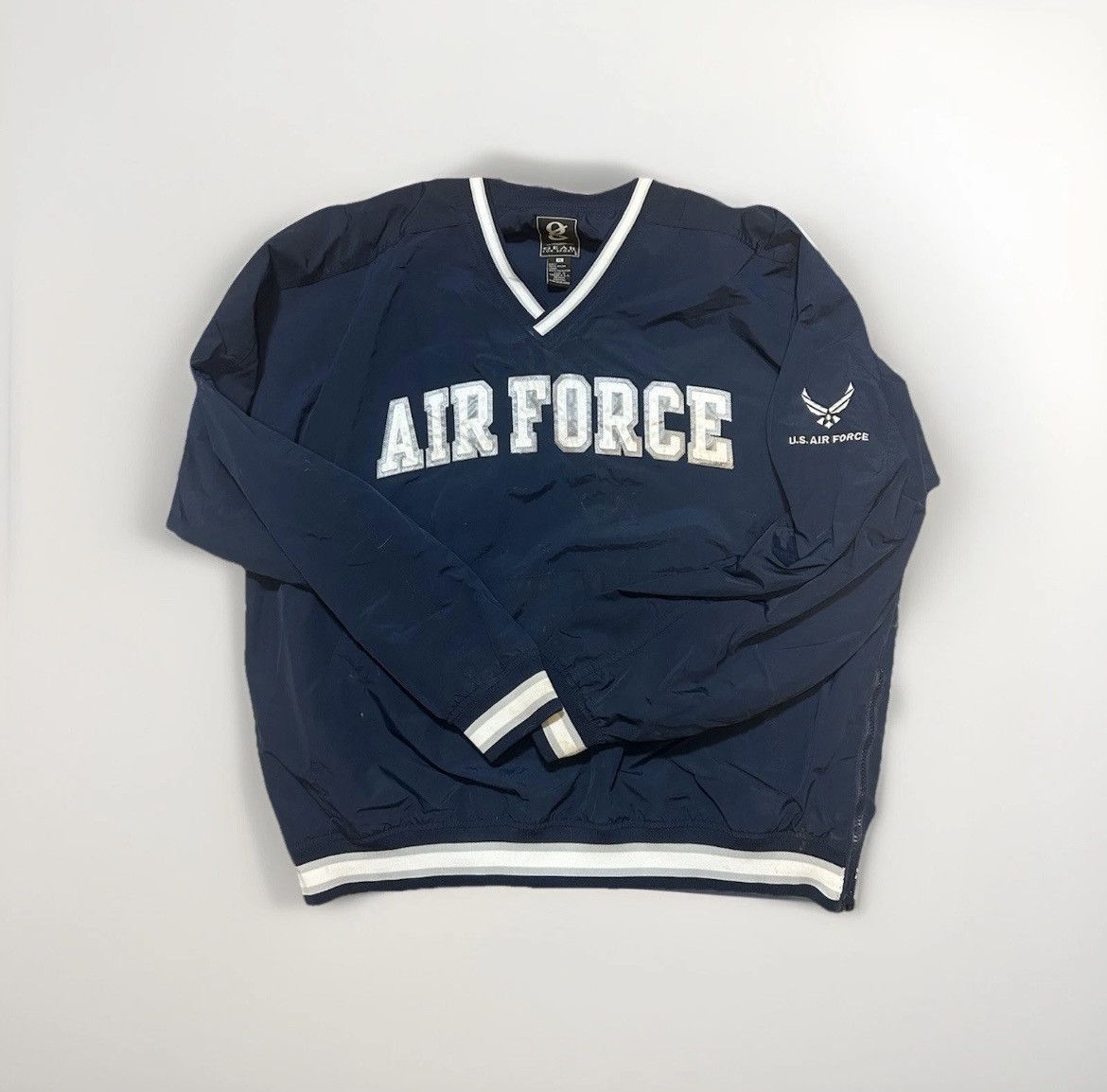 Gear for Sports Vintage Air Force Navy Stitched Lettering Windbreaker Jacket Size US XL / EU 56 / 4 - 1 Thumbnail
