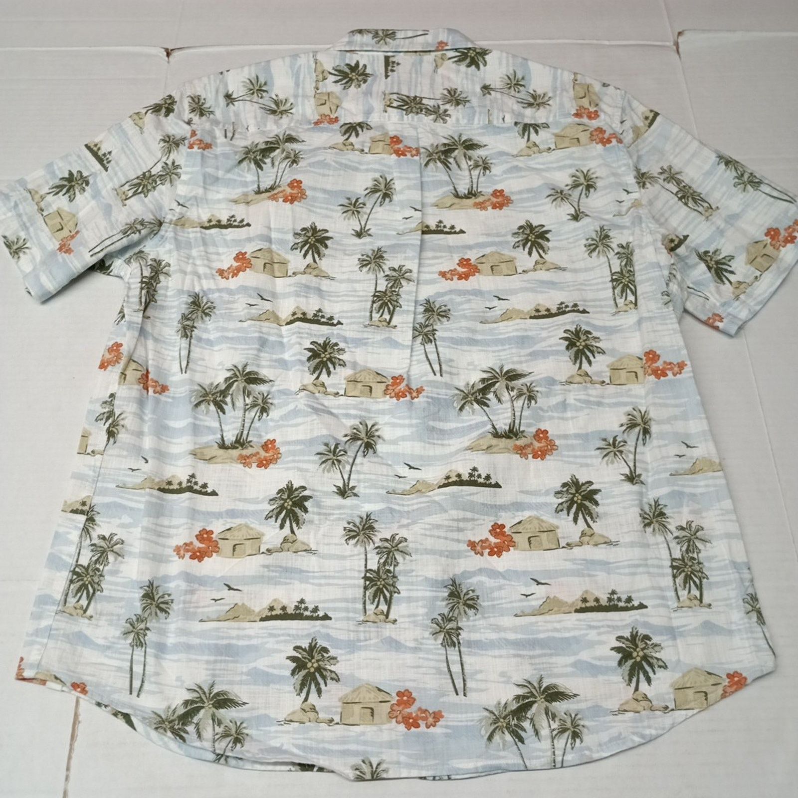 Chaps Chaps Seacoast Wash Chambray Woven Shirt Men's XL White Sand Size US XL / EU 56 / 4 - 7 Thumbnail