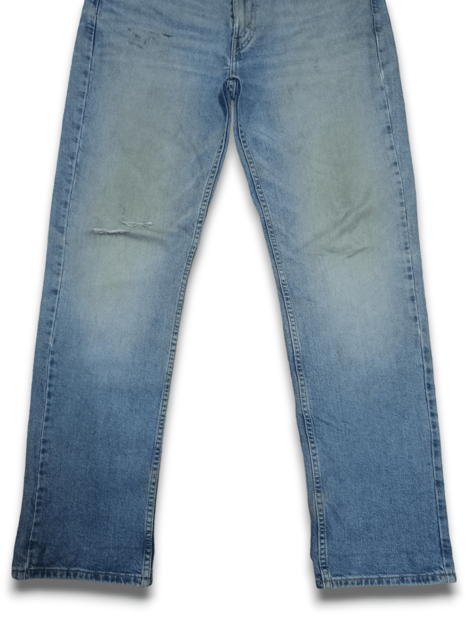 Levi's Vintage Levis 514 Mud Wash Distressed Baggy Jeans 32x31 Size US 32 / EU 48 - 7 Thumbnail