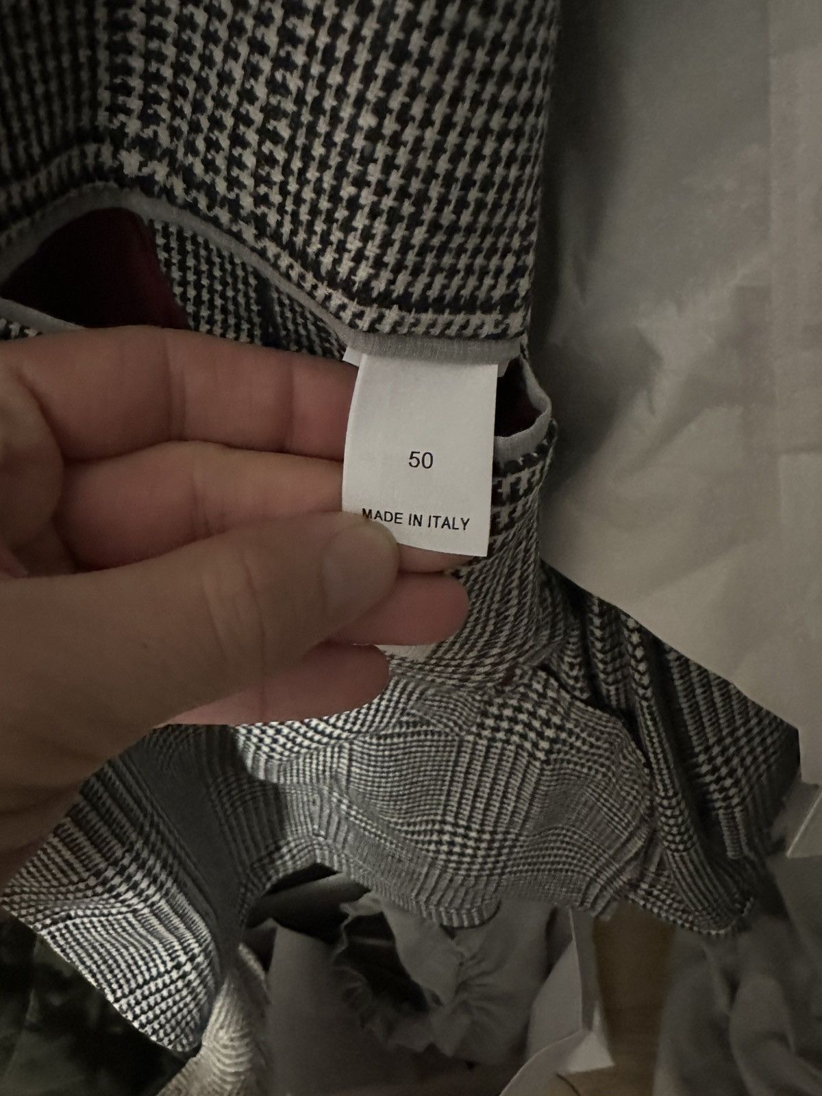 Brunello Cucinelli Brunello Cucinelli prince of Wales Suit Size 50L - 10 Thumbnail