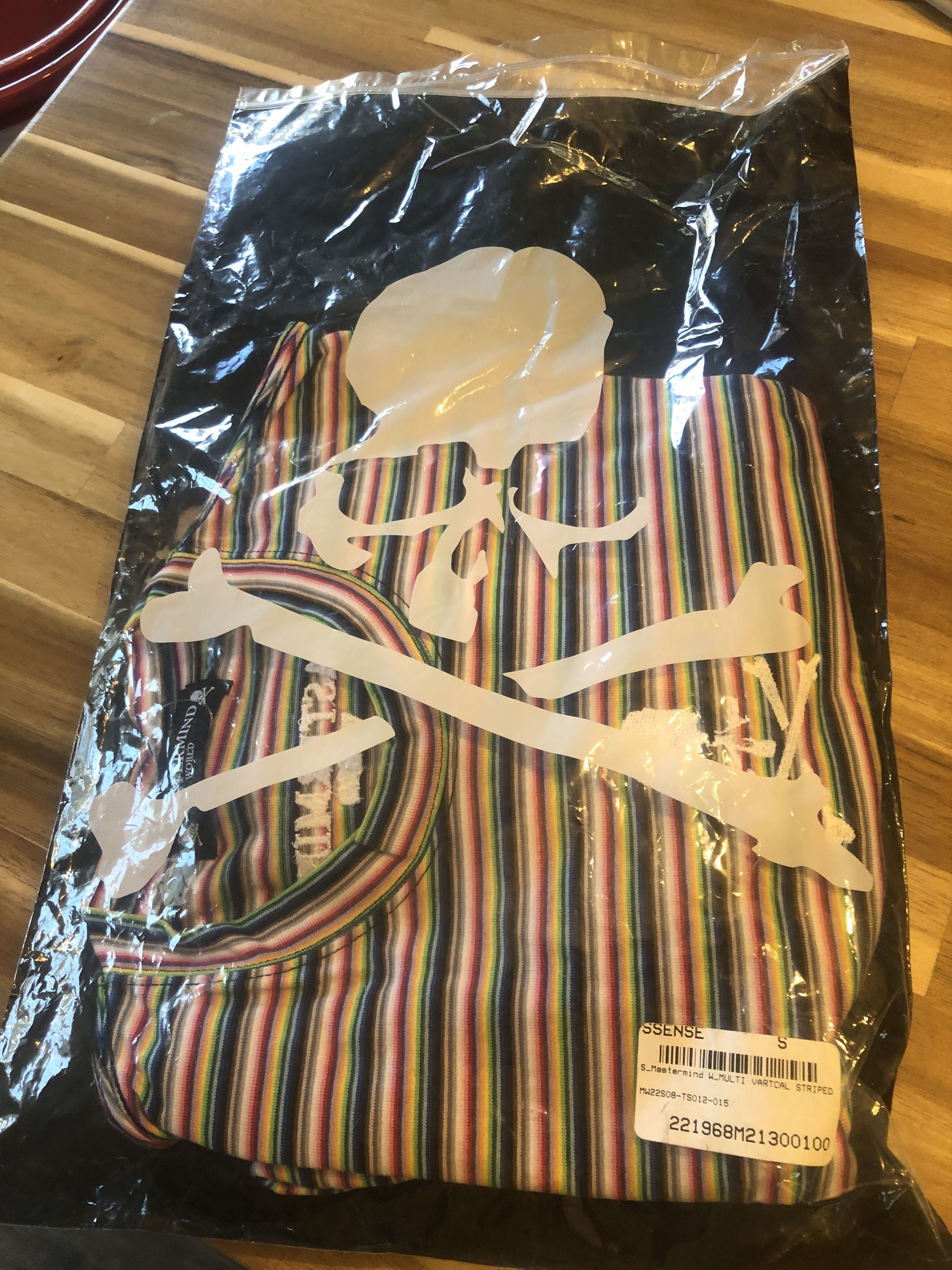 Mastermind World Multi Color Striped RARE Mastermind World T Small Size US S / EU 44-46 / 1 - 7 Thumbnail