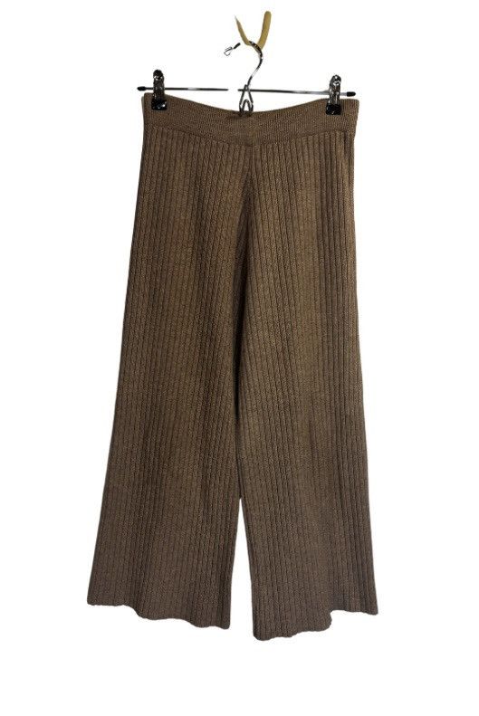 Other Beige wide knit Pants.wp052 Size 26" / US 2 / IT 38 - 8 Thumbnail