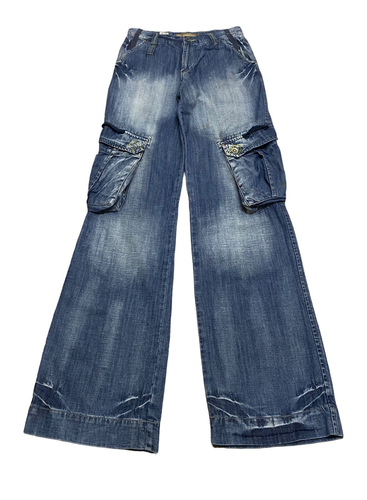 If Six Was Nine × Japanese Brand × Le Grande Bleu (L.G.B.) Rare Design Vintage Green Coast Tactical Baggy Jeans 2000s Size US 32 / EU 48 - 1 Thumbnail