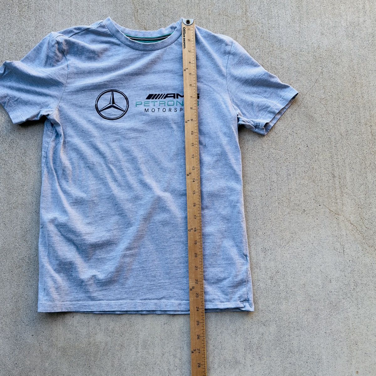 Mercedes-Benz Mercedes AMG Petronas F1 T Shirt Men Size XS Gray Size US XS / EU 42 / 0 - 6 Thumbnail