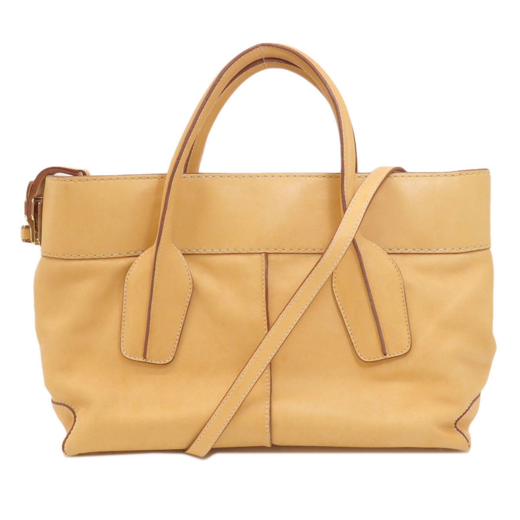 image of Tod's Tote Bag Leather Women's Tods in Brown