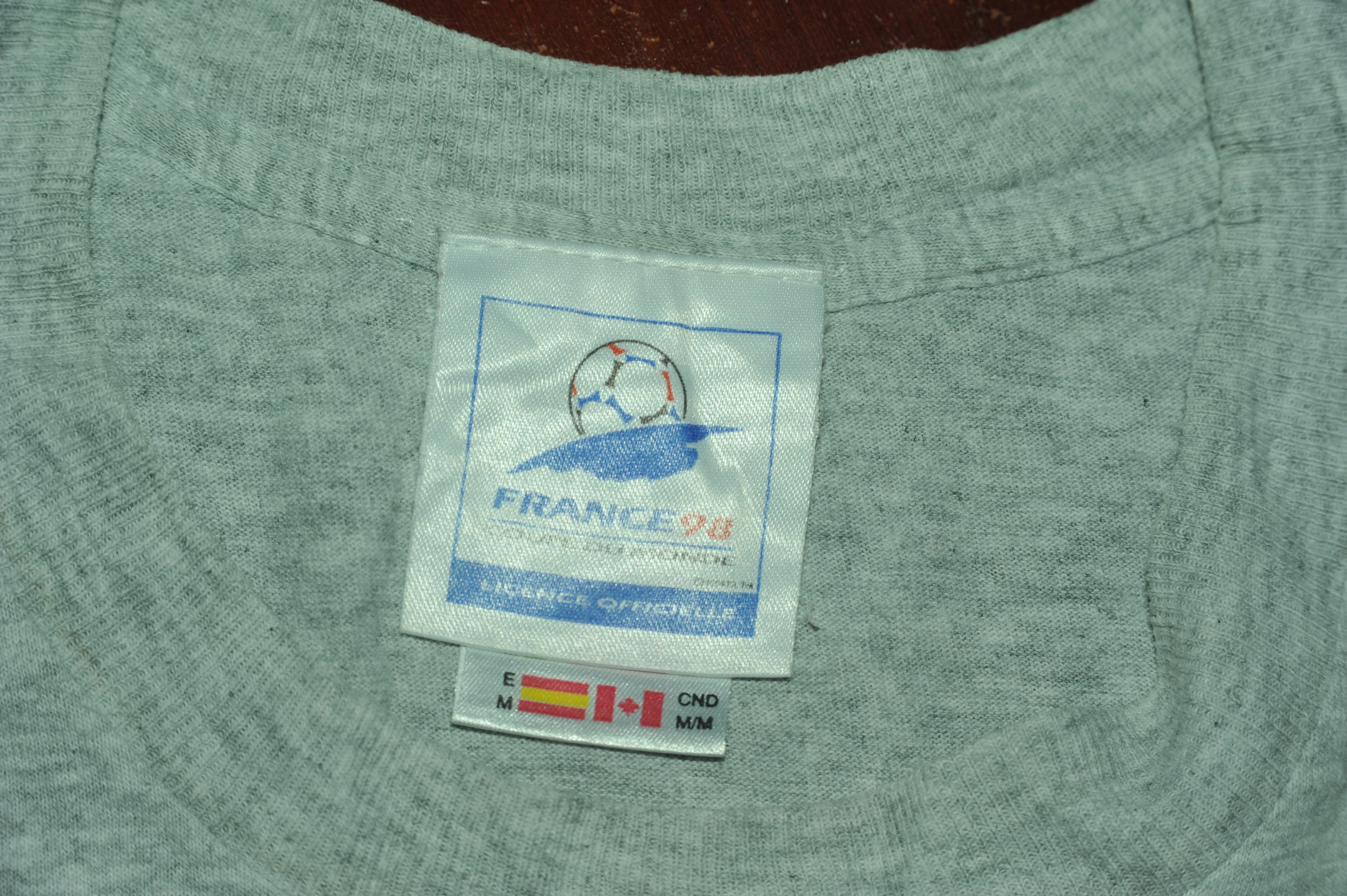 Vintage Vintage 90s 1998 France WC T-shirt Size US M / EU 48-50 / 2 - 3 Thumbnail