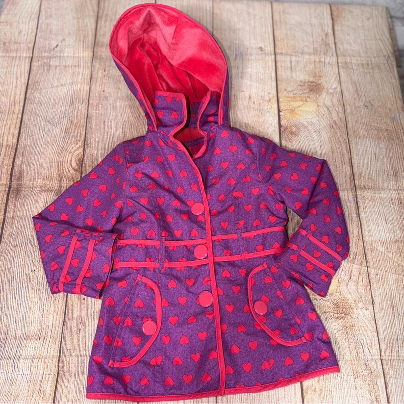 London Fog London Fog 2T Heart Pattern Raincoat Size ONE SIZE - 1 Thumbnail